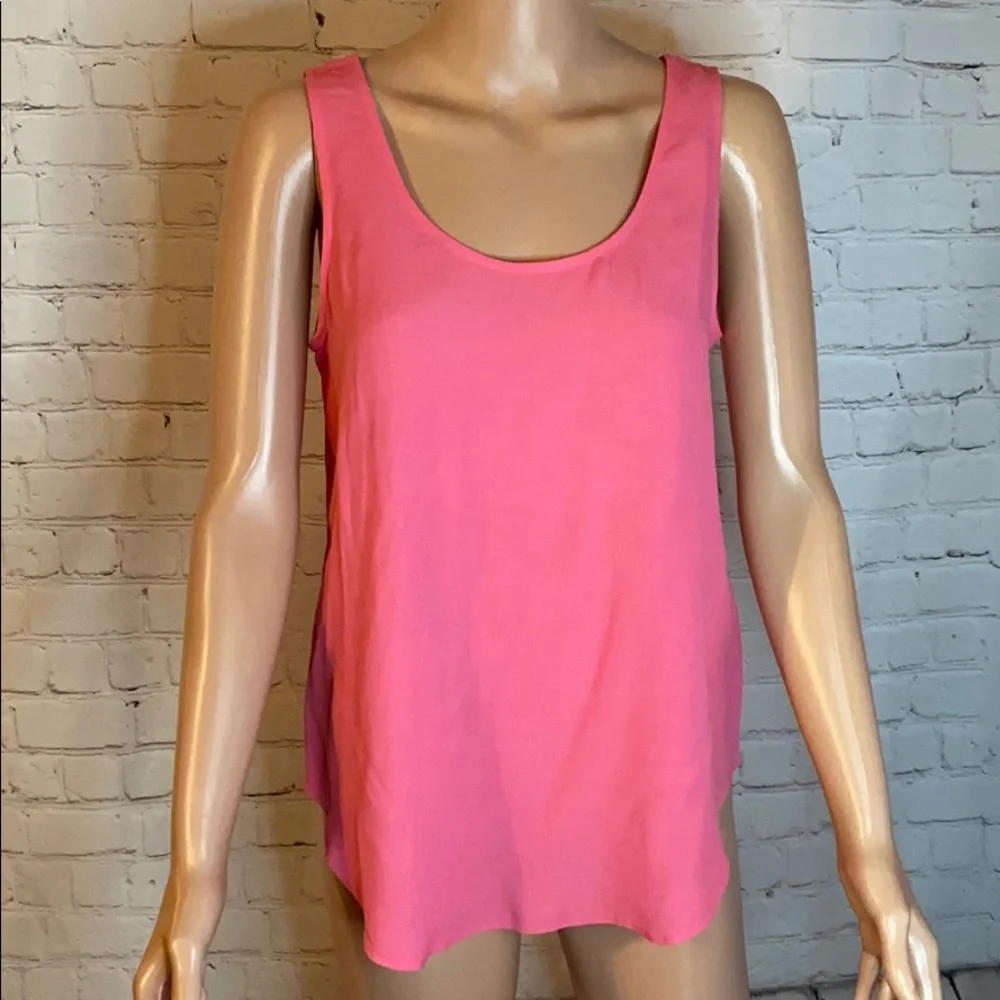 J.Crew hot pink tank top summer blouse size 2